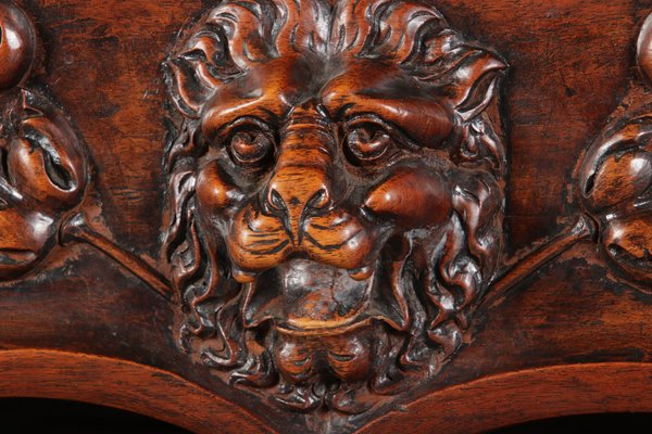 Antique Historicism Cabinet with Lions, 1900s-DXD-1790283