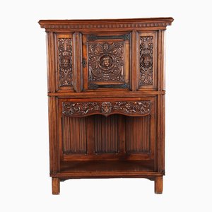 Antique Historicism Cabinet with Lions, 1900s-DXD-1790283