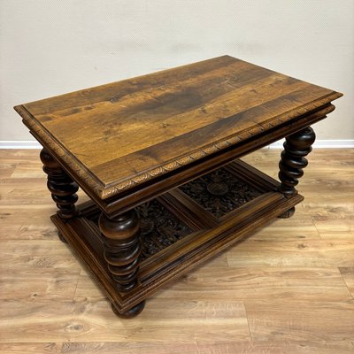 Antique Historicism Decorative Table in Walnut, 1850s-ALF-2033511