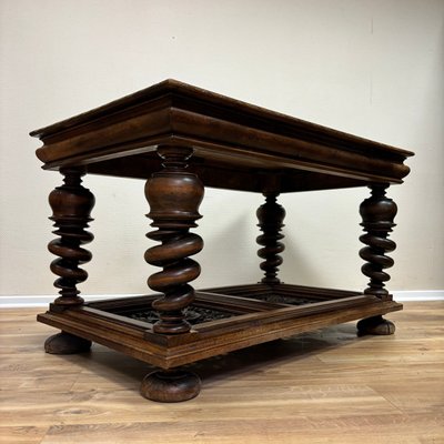 Antique Historicism Decorative Table in Walnut, 1850s-ALF-2033511