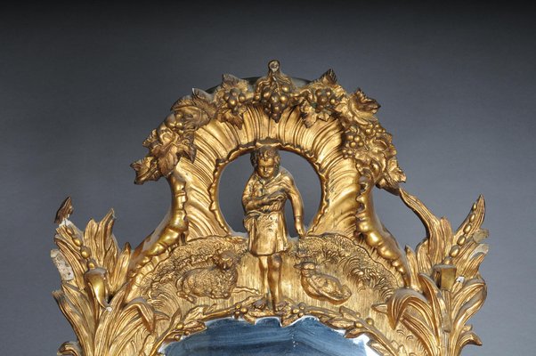 Antique Historicism Gilded Mirror, 1870s-FLW-1402022