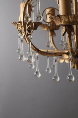 Antique Hollywood Regency Italian Murano Chandelier-ESB-1376489