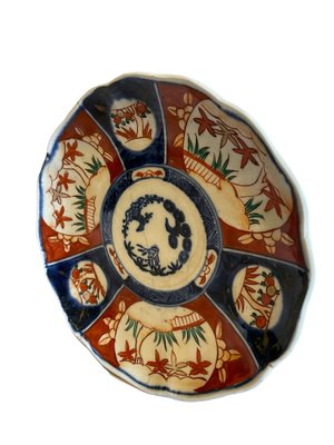 Antique Imari Plate in Porcelain, Japan-FSD-1409199