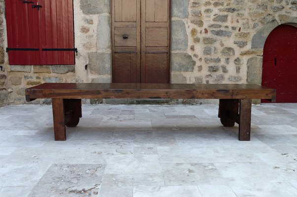 Antique Indonesian Bench in Carved Wood, 1890s-XNH-1816666