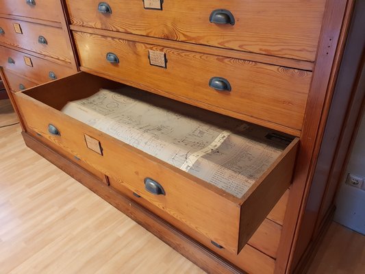 Antique Industrial University Lab Cabinet, 1900s-NQV-673272