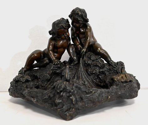 Antique Inkwell in Bronze, Late 19th Century-RVK-1395167