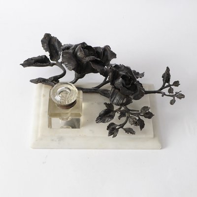 Antique Inkwell in Wrought Iron by Louis Van Boeckel-IXK-1442216