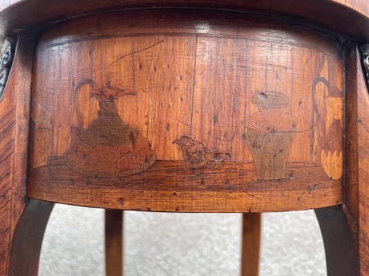 Antique Inlaid Kidney Shaped Table-SDV-919985