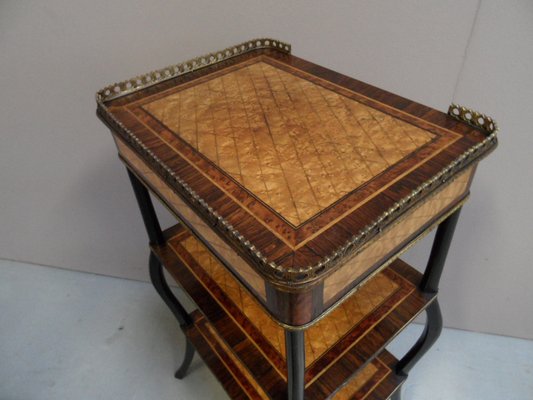 Antique Inlaid Side Table-PNJ-1776088