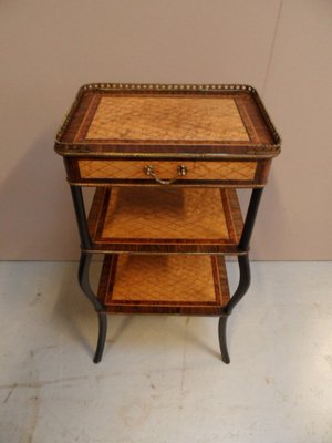 Antique Inlaid Side Table-PNJ-1776088