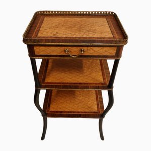 Antique Inlaid Side Table-PNJ-1776088