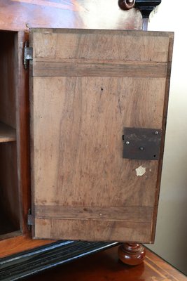 Antique Inlaid Walnut Cabinet, 1680s-DCO-1100993