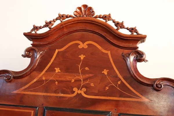 Antique Inlaid Walnut Cabinet, 1680s-DCO-1100993