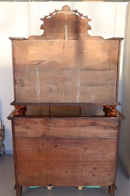 Antique Inlaid Walnut Cabinet, 1680s-DCO-1100993