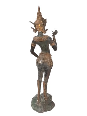 Antique Iron & Brass Sculpture, Bali-TCS-1250539