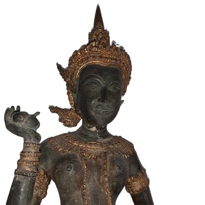 Antique Iron & Brass Sculpture, Bali-TCS-1250539