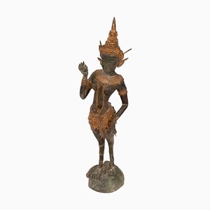 Antique Iron & Brass Sculpture, Bali-TCS-1250539