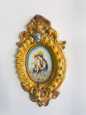 Antique Italian Ave Maria Majolica-WQJ-849609