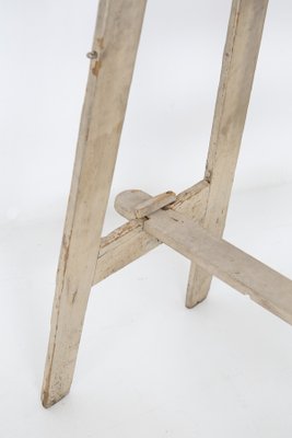 Antique Italian Beige Wood Ladder, 1920s-RCE-1416850