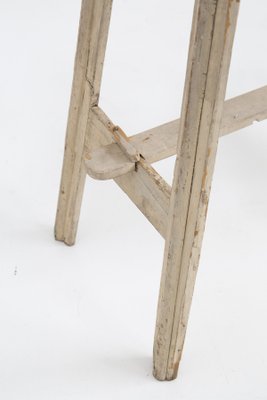 Antique Italian Beige Wood Ladder, 1920s-RCE-1416850