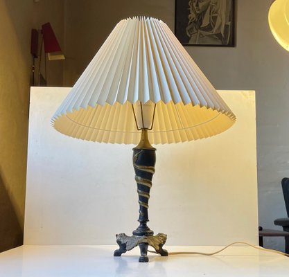 Antique Italian Brass Table Lamp-LCR-1029731