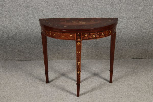 Antique Italian Consol Side Table with Hunting Motifs, 1820-DXD-1750419