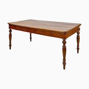 Antique Italian Dining Table in Walnut, 1900s-GDD-1779812