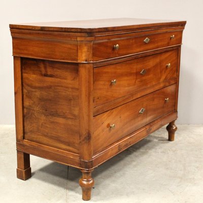 Antique Italian Louis Philippe Chest of Drawers in Walnut-UMS-1705142