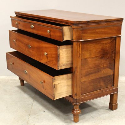 Antique Italian Louis Philippe Chest of Drawers in Walnut-UMS-1705142