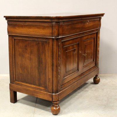 Antique Italian Louis Philippe Sideboard in Walnut-UMS-1819197