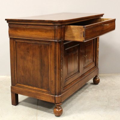 Antique Italian Louis Philippe Sideboard in Walnut-UMS-1819197