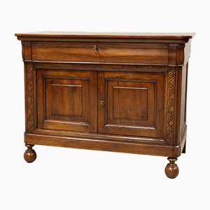 Antique Italian Louis Philippe Sideboard in Walnut-UMS-1819197