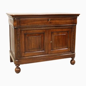 Antique Italian Louis Philippe Sideboard in Walnut-UMS-1819198