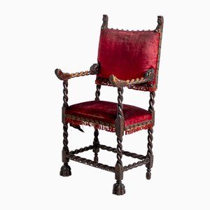 Antique Italian Lounge Chair-RCE-821932