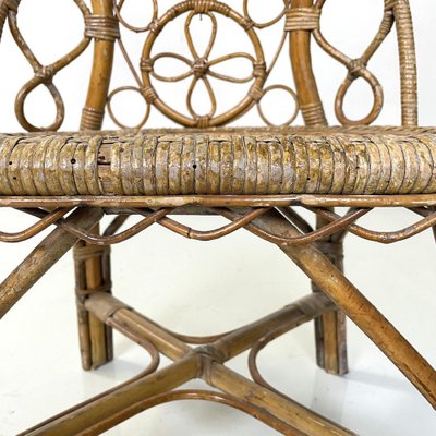 Antique Italian Rattan Chair, 1890s-GDD-1770753