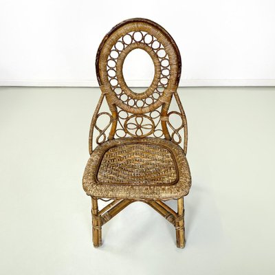 Antique Italian Rattan Chair, 1890s-GDD-1770753