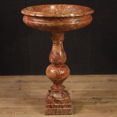 Antique Italian Red Marble Tub, 1870-RP-2033675