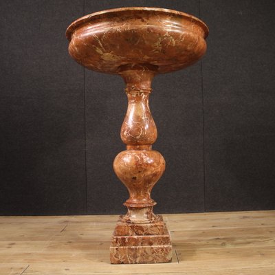 Antique Italian Red Marble Tub, 1870-RP-2033675