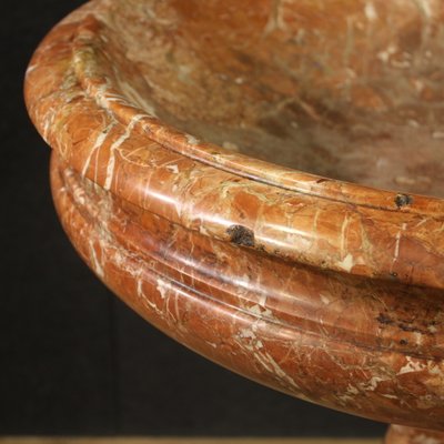 Antique Italian Red Marble Tub, 1870-RP-2033675