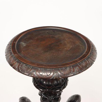 Antique Italian Vase Holder in Walnut-VMM-2023932