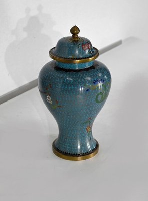 Antique Japanese Cloisonné Vase in Enamel and Bronze-RVK-1372856