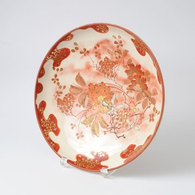 Antique Japanese Meiji Period Ceramic Plate from Kutani-IXK-891399