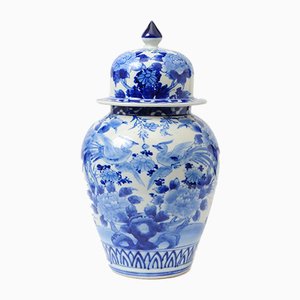 Antique Japanese Meiji Period Seto Porcelain Vase-IXK-888693