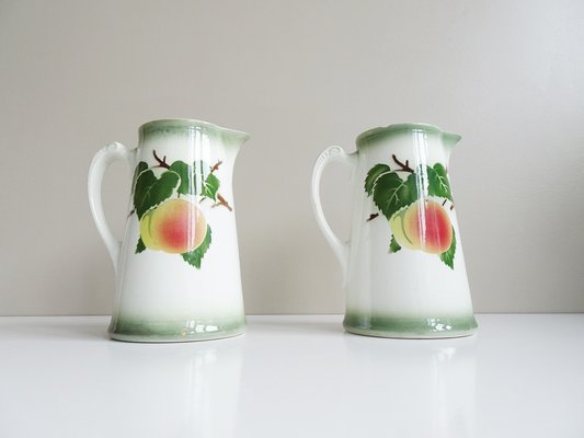 Antique Jugs with Spray Decor from Villeroy & Boch, 1890s, Set of 2-BLG-1427585