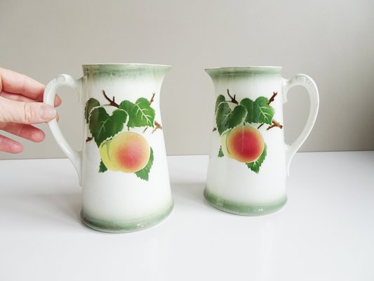 Antique Jugs with Spray Decor from Villeroy & Boch, 1890s, Set of 2-BLG-1427585