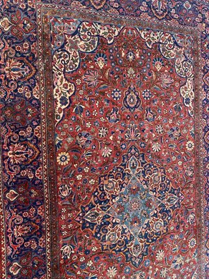 Antique Kashan Rug-YMM-1149921