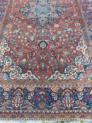 Antique Kashan Rug-YMM-1149921