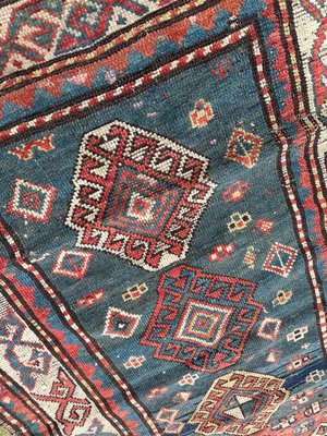 Antique Kazak Rug, 1890s-YMM-1824111