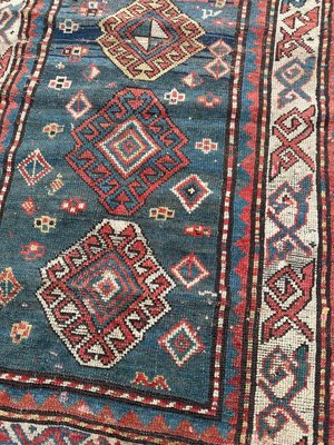 Antique Kazak Rug, 1890s-YMM-1824111