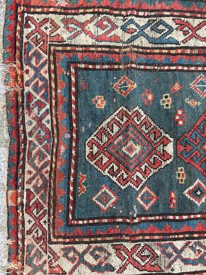 Antique Kazak Rug, 1890s-YMM-1824111